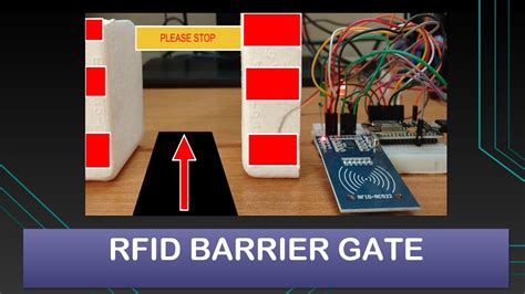 project rfid based security system|rfid entry gate readers.